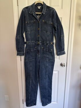Duluth Trading Co. Women’s Jumpsuit Utility  Workwear Carpenter Pockets sz12